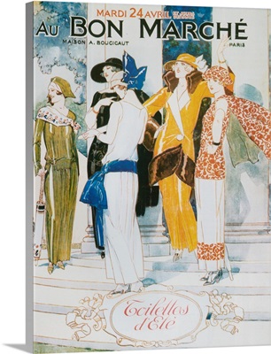 1920's France Bon Marche Poster