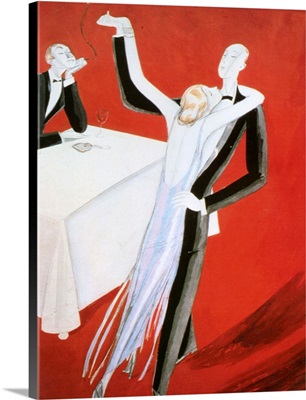 1920's USA Vanity Fair Magazine Cover (detail)
